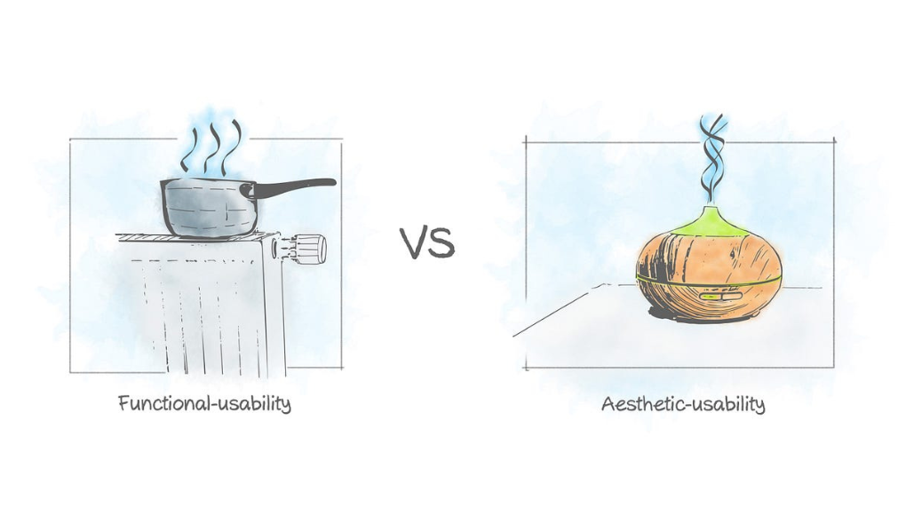 Function vs aesthetics usability