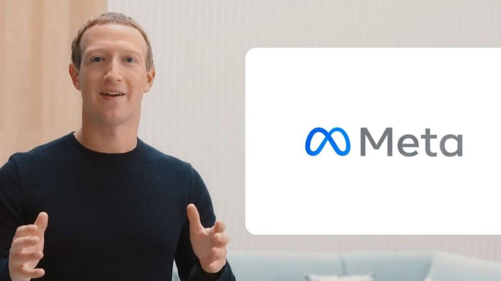 Mark Zuckerberg introducing Meta