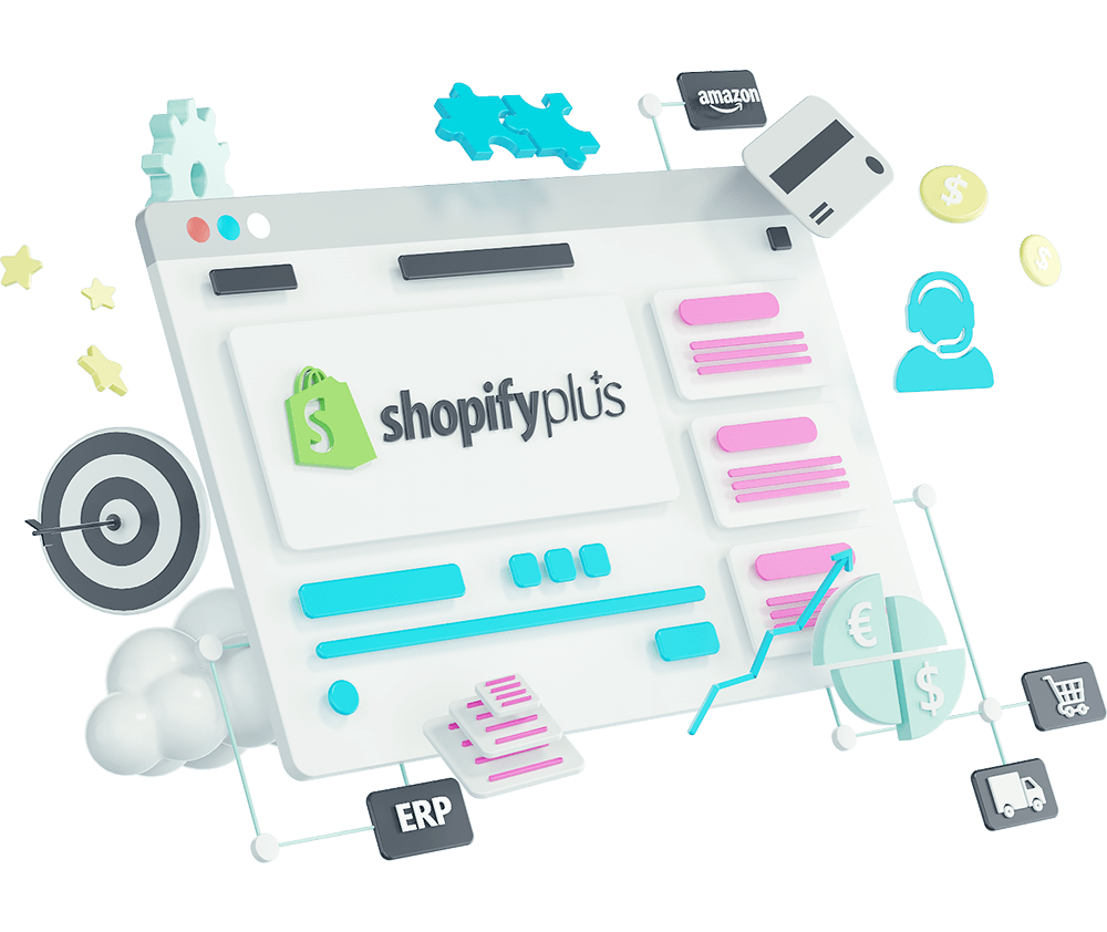 Shopify-3d-illustration