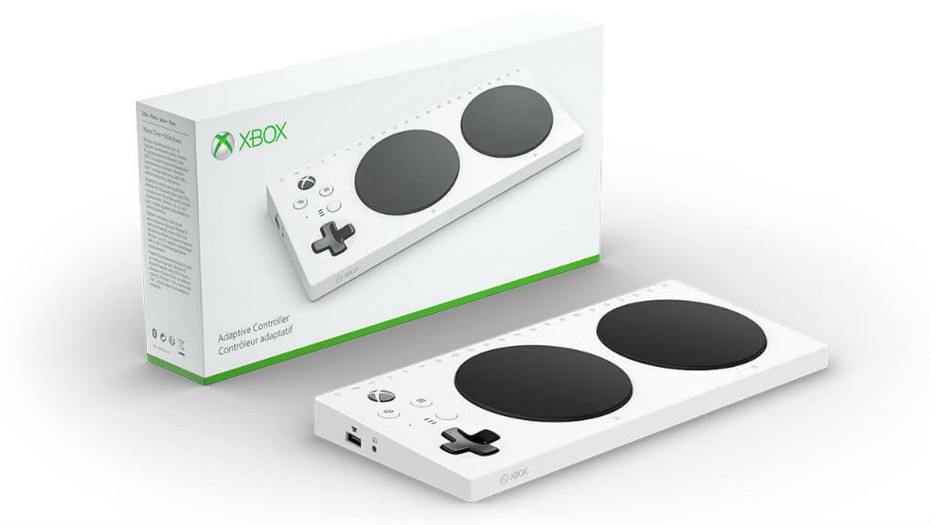 Xbox adaptive controller designed for people with disabilities to help make user input for video games more accessible