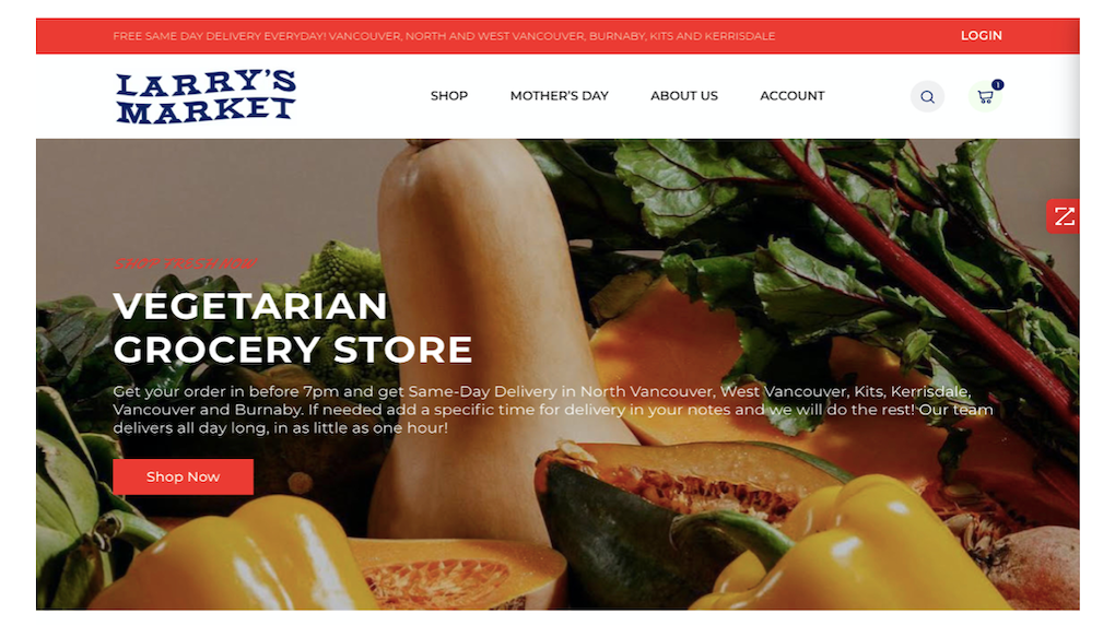 larrys market website