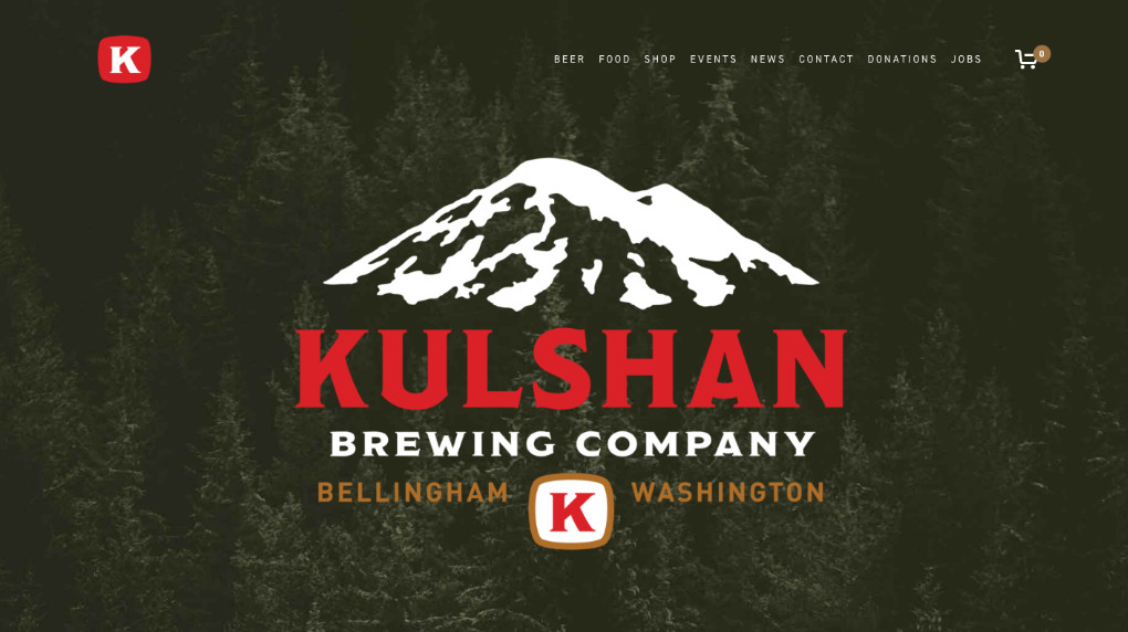 Kulshan brewing company homepage